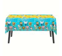 TEMU 1 pieza Mantel de Octonautas para decoraciones de de , mantel azul, regalo de Navidad