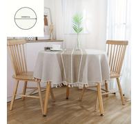 TEMU 1 pieza, Mantel, Estilo Japonés Simple Literario Ins, Mantel Decorativo con Rayas Marrones y Borla para Decoración de Escritorio en