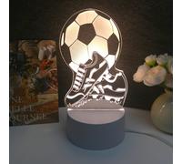 TEMU 1 pieza Mi Amada Zapatillas y Lámpara de Noche con Forma de Fútbol
