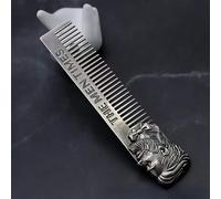 TEMU 1 pieza, peine de barba de hombre, peine de vintage, para peinar y estilizar el cabello y la barba, recortar y dar forma para crear una imagen atractiva y .