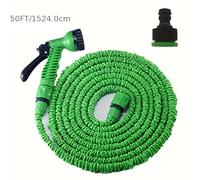 TEMU 1 pieza, pistola de de coche expandible y flexible para jardín 25ft/50ft/100ft con de látex de y protección de tela , compatible con todas las mangueras