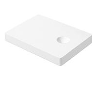 TEMU 1 Pieza Placa de Soldadura Cerámica para Joyería, Bloque de Soldadura con Ranura Redonda, Herramienta de Ladrillo Refractario para Suministros y Piezas de Joyería