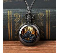 TEMU 1 pieza - Reloj de esfera de motocicleta y bosque, , y , con un sorprendente, que a la perfección la y el encanto de la de las motocicletas. es práctica, que también te mostrar tu por las