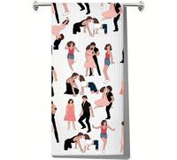 TEMU 1 pieza Toalla de cocina de película de baile de 18×26 pulgadas, regalo para fans de y , regalos de "Yo llevaba una " (Pink Dance Kt), paño de cocina