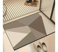 TEMU 1 pieza, una alfombrilla antideslizante, lavable y duradera, de de diatoma absorbente para el baño, adecuada para uso en casa al inodoro, con un diseño simple, ideal para baños, aseos y lavabos.