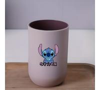 TEMU 1 pieza Vaso para enjuague bucal de baño de dibujos animados de Stitch de Disney, para 6 miembros de