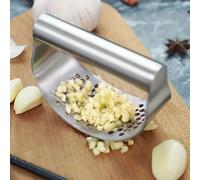 TEMU 1 Prensa de Ajo, Triturador de Ajo de Acero Inoxidable, Picador de Ajo de Metal, Picador de Ajo de Cocina Lavable, Gadget de Cocina, Artículos de Cocina para a Día