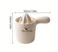 TEMU 1 prensa de naranja y limón de grado - con , vaso exprimidor manual portátil, exprimidor de frutas multifuncional para uso doméstico, práctico utensilio de cocina para limones