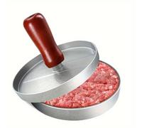 TEMU 1 Prensa Manual para Hamburguesas - Molde Duradero de Metal para Carne y Verduras con Mango Ergonómico para Perfectas Hamburguesas, Dumplings y Más - Ideal para Desayunos en la Cocina del Hogar