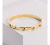 TEMU 1 pulsera de remaches de acero titanio, cierre simple estilo vintage, ideal para uso diario, accesorio de unisex