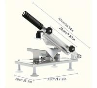 TEMU 1 Rebanador de carne manual de acero inoxidable - para rebanar carne de res, y más - Adecuado para rebanar productos frescos y