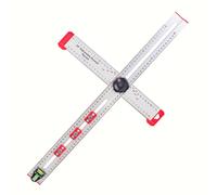 TEMU 1 regla de posicionamiento de perforación , regla de , regla de T para juguetes de herrajes de gabinetes, instalación de cajones en carpintería