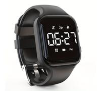 TEMU 1 Reloj Rastreador de Actividad Física para Jóvenes con Contador de , Podómetro, Distancia y Monitor, Reloj de Actividad con Alarma y Temporizador, Pantalla a Color (Compatible con /)