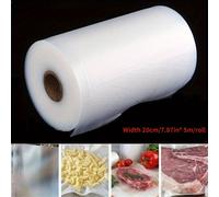 TEMU 1 rollo de bolsas de al vacío de PE para almacenamiento de alimentos, de un uso, varios tamaños (4.72/5.91/6.69/7.87/8.66/9.84/11.02 pulgadas de ancho) x 196.85 pulgadas de largo, la .