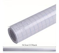 TEMU 1 rollo de cubierta transparente autoadhesiva para libros, película PVC , material principal: PVC