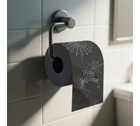 TEMU 1 Rollo de Papel Higiénico Halloween Negra - Diseño Espeluznante con y Patrones Realistas de , Regalo Broma para Baños Temáticos Oscuros, en Tejido Tisú para Fiestas, Beige ( & s)