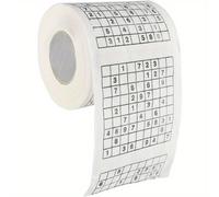 TEMU 1 rollo de papel higiénico Sudoku, regalo divertido para fiestas, idea de regalo para , broma, juego divertido, juego de rompecabezas