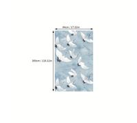 TEMU 1 Rollo de Papel Pintado Autoadhesivo con Voladoras Azules, Papel Decorativo Removible Impermeable para Sala, Cocina y Muebles, Adhesivos Decorativos para Regalo en Otoño