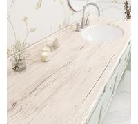 TEMU 1 Rollo de Papel Tapiz con Diseño de de Madera | y Pegar, Autoadhesivo, PVC Removible, para Cocina, Baño, Dormitorio, Decoración de Encimera de , Renovación de Muebles, Decoración del Hogar