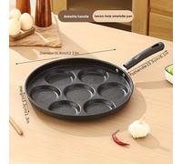 TEMU 1 Sartén de agujeros con piedra Maifan, antiadherente para uso doméstico, llano para huevos, y desayunos, para cocina por inducción