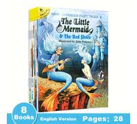 TEMU 1 Set de 8 Cuentos de Hans Christian Andersen en Inglés y Libros de Hadas para Dormir