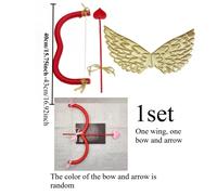 TEMU 1 Set de Accesorios de Fotografía para de San Valentín | Set de y Ángel, Plástico, Ideal para , San Valentín, Estilo de , Halloween, , Despedida de Soltero, Festival