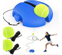 TEMU 1 Set de Entrenadores de Tenis. 2 Pelotas de Bounce para Tenis y Cuerda de Práctica - Adecuado para Deportes Principiantes - Mejora tus Habilidades de Tenis en Cualquier y en Cualquier