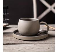 TEMU 1 Set de Tazas de Café de Cerámica Retro Colorblock con - Perfectas para Desayuno, Bebidas
