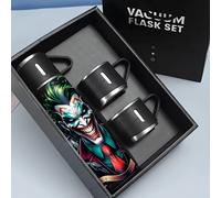 TEMU 1 Set de termo de acero inoxidable Joker de 17 oz, taza térmica a prueba de fugas vasos para bebidas frías y calientes, material escolar y para viajes de negocios LHB05231