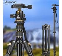 TEMU 1 Set de y Monopie SLR de Resistencia de 82.7 Pulgadas con Patas de 3 Secciones, Cabezal Giratorio de 360°, Extensión de 2 Vías, Extensión de 3 Vías, Ajuste de 3 Vías