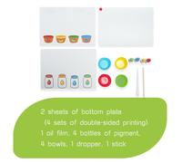 TEMU 1 Set Juego de Emparejamiento y Clasificación Qixi - Juego Sensorial Educativo con Formas, Coloridos, Construcción Duradera de Cartón