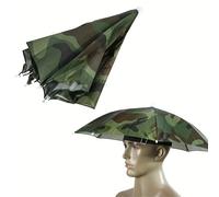 TEMU 1 , Sombrero Tiara Plegable de 20.47 Pulgadas para Pesca, Senderismo, Camping, Camuflaje