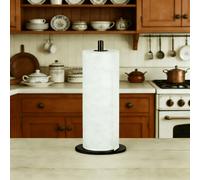 TEMU 1 Soporte de Papel de Cocina de Acero Inoxidable de Resistencia - No Requiere Instalación, Dispensador de Rollos para Cocina o Baño que Ahorra , Adecuado para Decoración - Fácil de Limpiar
