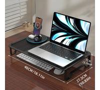 TEMU 1 soporte elevador para computadora, mejora tu visión, mejora la refrigeración, un soporte de refrigeración para laptop para