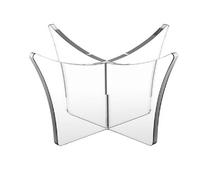 TEMU 1 soporte resistente de acrílico para pelotas, exhibición portátil, accesorios para baloncesto, fútbol americano, fútbol, y exhibidor de