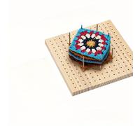 TEMU 1 Tablero de Crochet con 8 Púas - Telares Cuadrados Duraderos para Tejer y Manualidades, Accesorios Temáticos Navideños, Regalo Ideal para Entusiastas del Artesanato