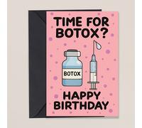 TEMU 1 tarjeta de con Botox | Adecuada para entusiastas de , regalo de antirrugares, sobres, de papel, ideal para cualquier persona