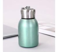TEMU 1 Taza de acero inoxidable 304 sin carga, pequeña, con aislamiento para grasa, capa de vacío, con asa, mini taza de bolsillo portátil, regalo