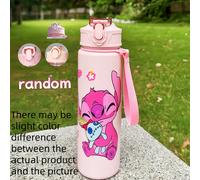 TEMU 1 Taza térmica Disney Shi Diqi de dibujos animados (guitarra, estilo tropical) - 800 ml/27 oz gran capacidad con asa y cordón , ideal para , viajes, regalo de /Nadal/profesor/día del maestro