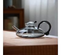 TEMU 1 tetera de vidrio de borosilicato para el té, un para del té, una tetera elegante, una tetera de ratón, un regalo para tu ser , un regalo atento para tu pareja.