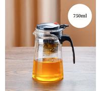 TEMU 1 tetera de vidrio premium con filtro - Resistente al , para lavavajillas, ideal para café, para té en , un regalo ideal para del té, el té, para uso doméstico.