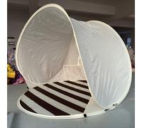 TEMU 1 tienda de montaje rápido, de fibra de vidrio y poliéster con cierre de cremallera, toldo portátil, ideal para playa, jardín, camping interior y exterior