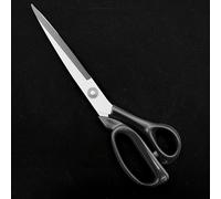 TEMU 1 tijera de de - Tijeras profesionales para tela y cuero, 8 pulgadas de total en acero inoxidable, mango ergonómico para sastrería y costura