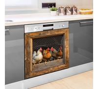 TEMU 1 ud. Adhesivo y realista de para cocina, lavavajillas y decoración del hogar en PVC