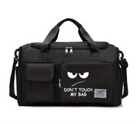 TEMU 1 ud. Bolsa de Viaje con Estampado "No Toques Mi Bolso", Mochila y Bolsa Deportiva Multifuncional, Gran Capacidad en Nailon , Adecuada para Gimnasio, Deporte y