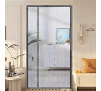 TEMU 1 ud., Cortina Mosquitera con Lateral y Cierre Magnético, Reversible Izquierda/Derecha, Pantalla de Insectos para Verano, Silenciosa y Fácil de Instalar, Adecuada para Sala o Dormitorio