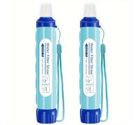TEMU 1 ud., Filtro de Agua Personal Mini Purificador de Agua Equipo de para Senderismo, Camping, Viajes y Preparación de Emergencias