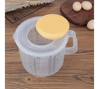 TEMU 1 ud. mezclador transparente de 2,5 L/84,54 oz con para hornear y cocinar, taza de medición para té y suministros de cocina para restaurantes