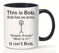 TEMU 1 ud, Taza de café Bob, Tazas de café de cerámica, Tazas de agua, Vasos para bebidas e invierno, Regalos de , Regalos de Navidad, Regalos de Año , Regalos de San Valentín