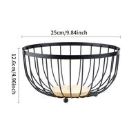 TEMU 1 , un bandeja de exhibición para el hogar, adecuada para frutas, snacks y pan, ideal para restaurantes y cocinas.